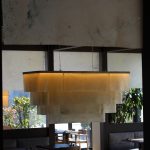 Natural Material Studio's seaweed and algae bio-textile installation at Sticks’n’Sushi in Lyngby.