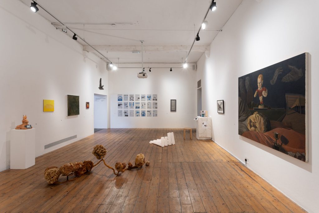 Installation view of Bow Open 2026 at Nunnery Gallery