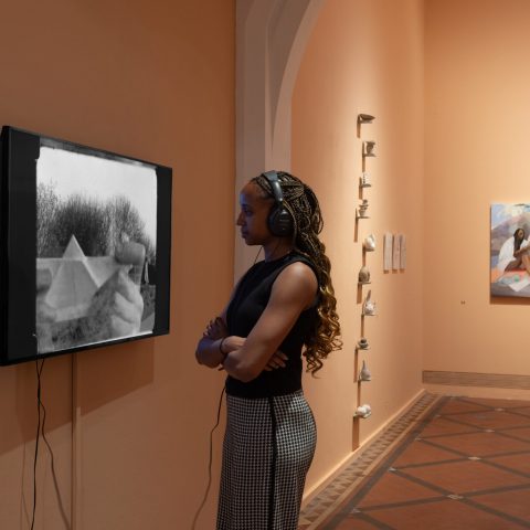 Installation view of Bow Open 2026 at Nunnery Gallery