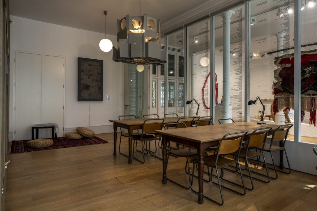 Installation view of OITIJ-JO Collective TUFAN at Whitechapel Gallery, 2026