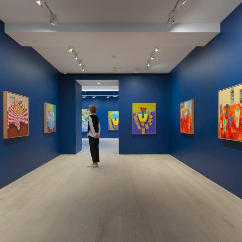 David Hockney, Some Very, Very, Very New Paintings Not Yet Shown in Paris, installation view at Annely Juda Fine Art, London