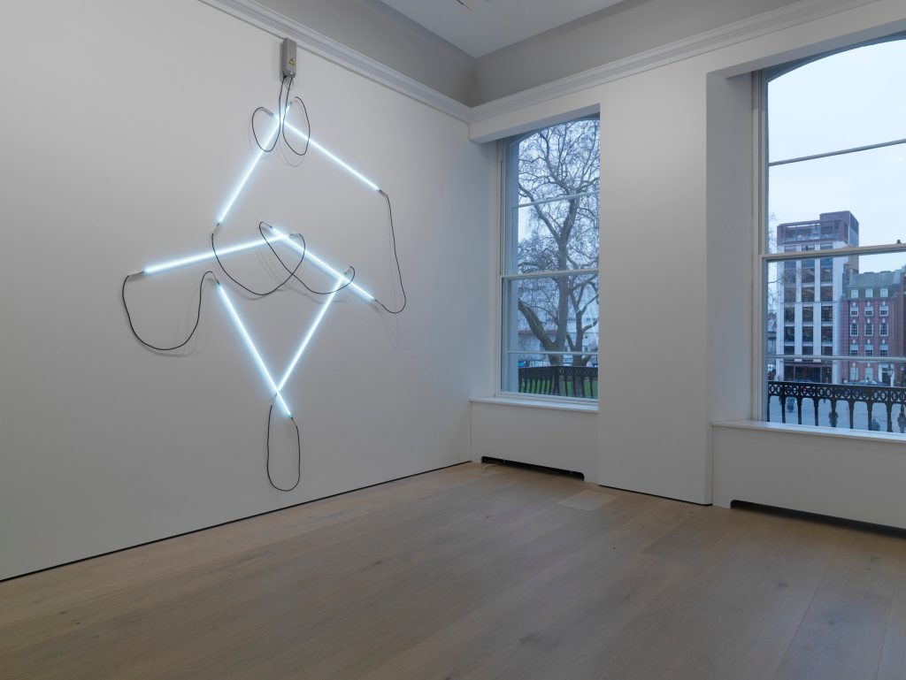 François Morellet 100%, installation view at Annely Juda Fine Art, London