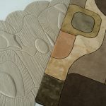 Katrien Van Der Schueren rugs for Art+Loom, detail of carved pile