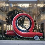 Dior window display by Alex Chinneck