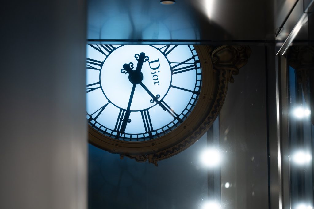 Dior window display by Alex Chinneck