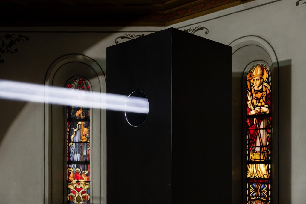 Liminal Journey by Emilio Ferro, St. Niklaus Chapel, Gstaad