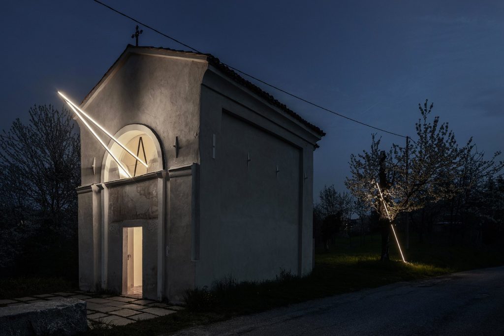 Miracle by Emilio Ferro, Chapel of San Rocco, Vicoforte