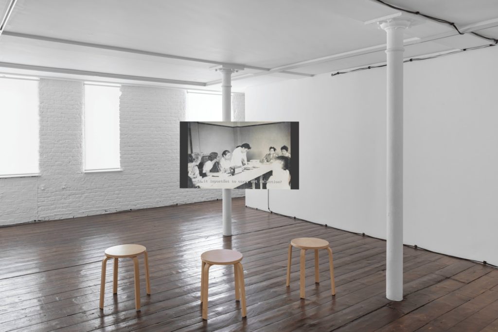 The Otolith Group, A Hand of Light Caressed My Eyelids, installation view at greengrassi, London