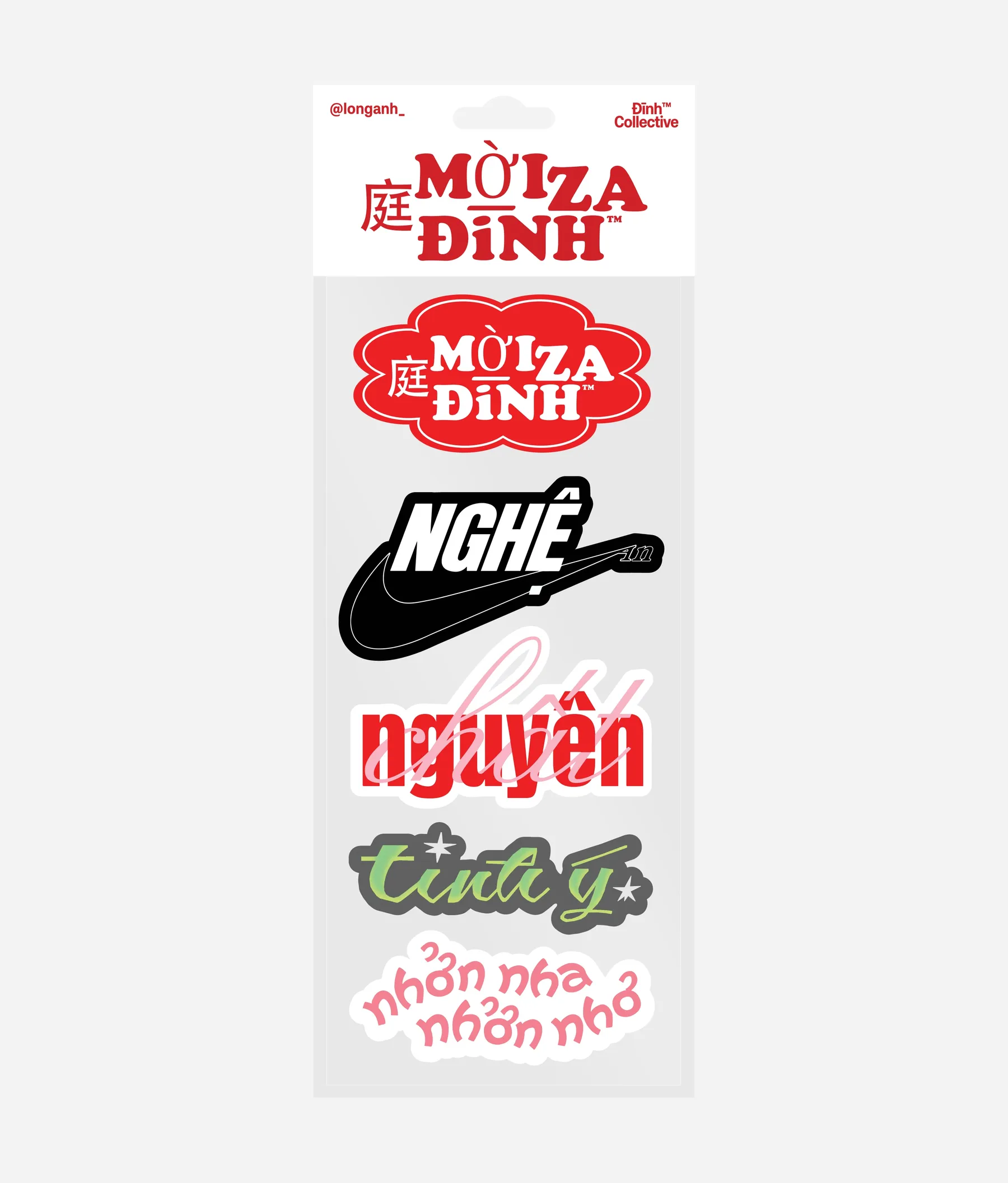 Mời Za Đình Sticker Sheet