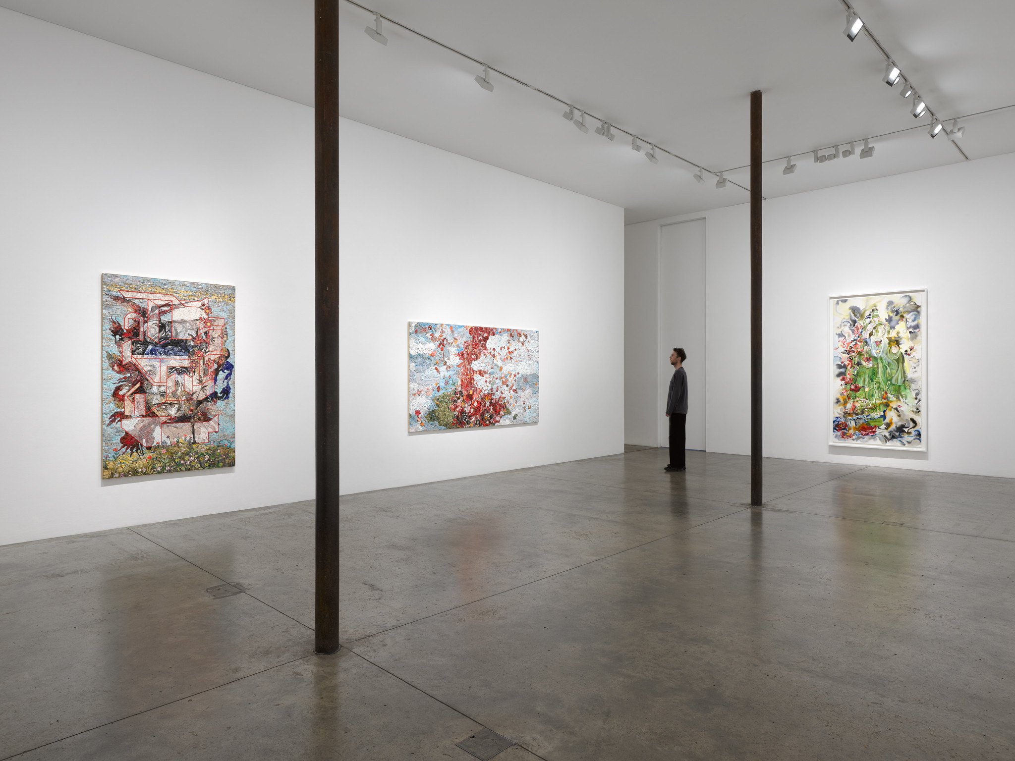 Shahzia Sikander, High Seas; Closed Skies, installation view at Victoria Miro, London