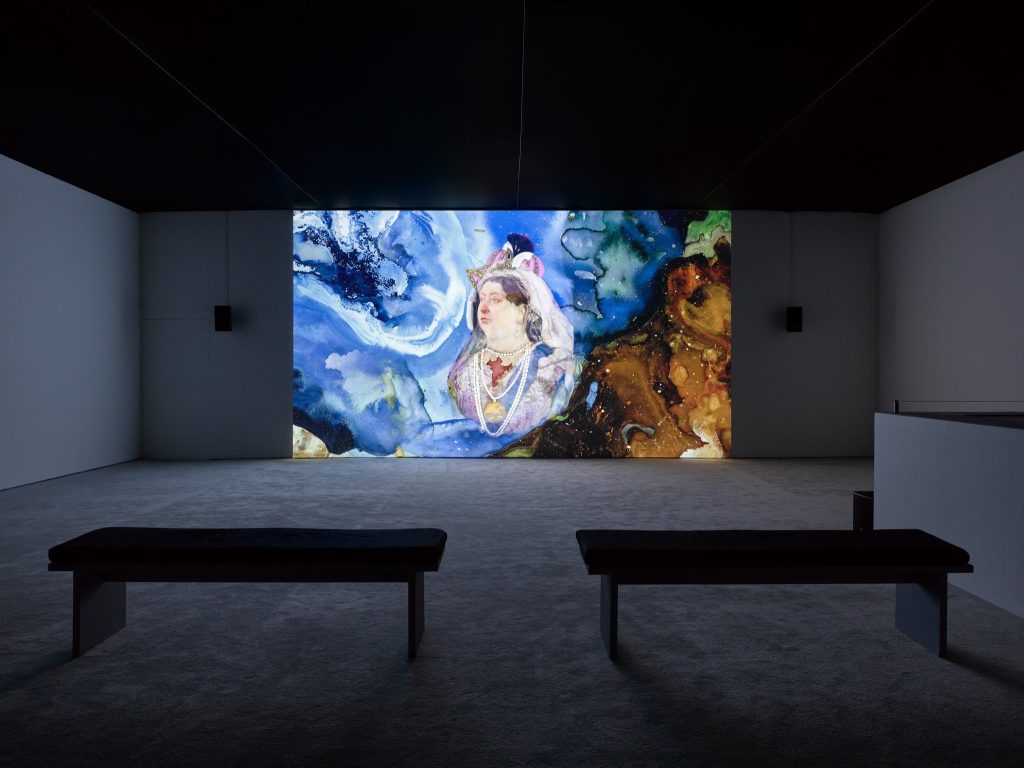 Shahzia Sikander, High Seas; Closed Skies, installation view at Victoria Miro, London