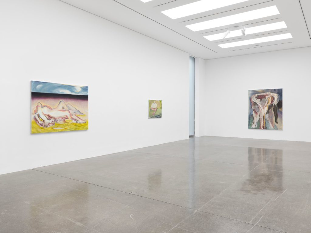 Firenze Lai paintings in a white room
