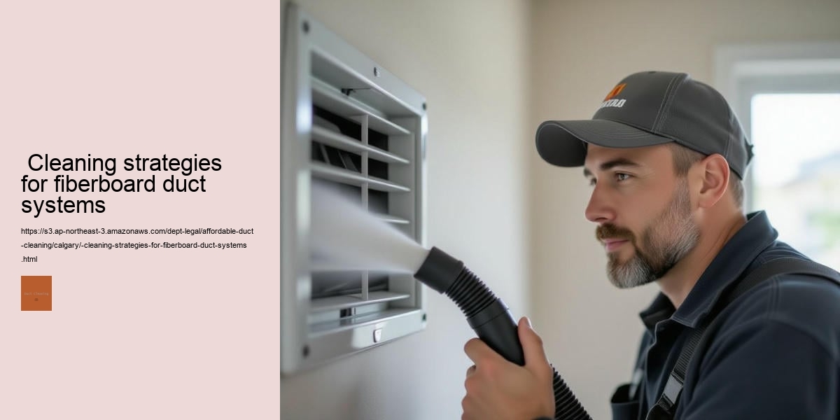  Cleaning strategies for fiberboard duct systems